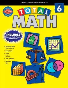 USED-Total Math, Grade 6 by Carson-Dellosa Publishing Staff (Paperback)