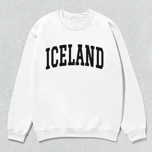 Iceland Sweatshirt Collegiate Crewneck Sweater Unisex
