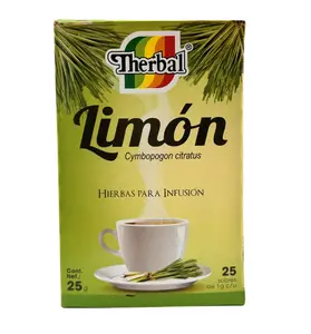 Therbal Limon Tea (Lemon Grass) - 25 Tea Bags for Beverages