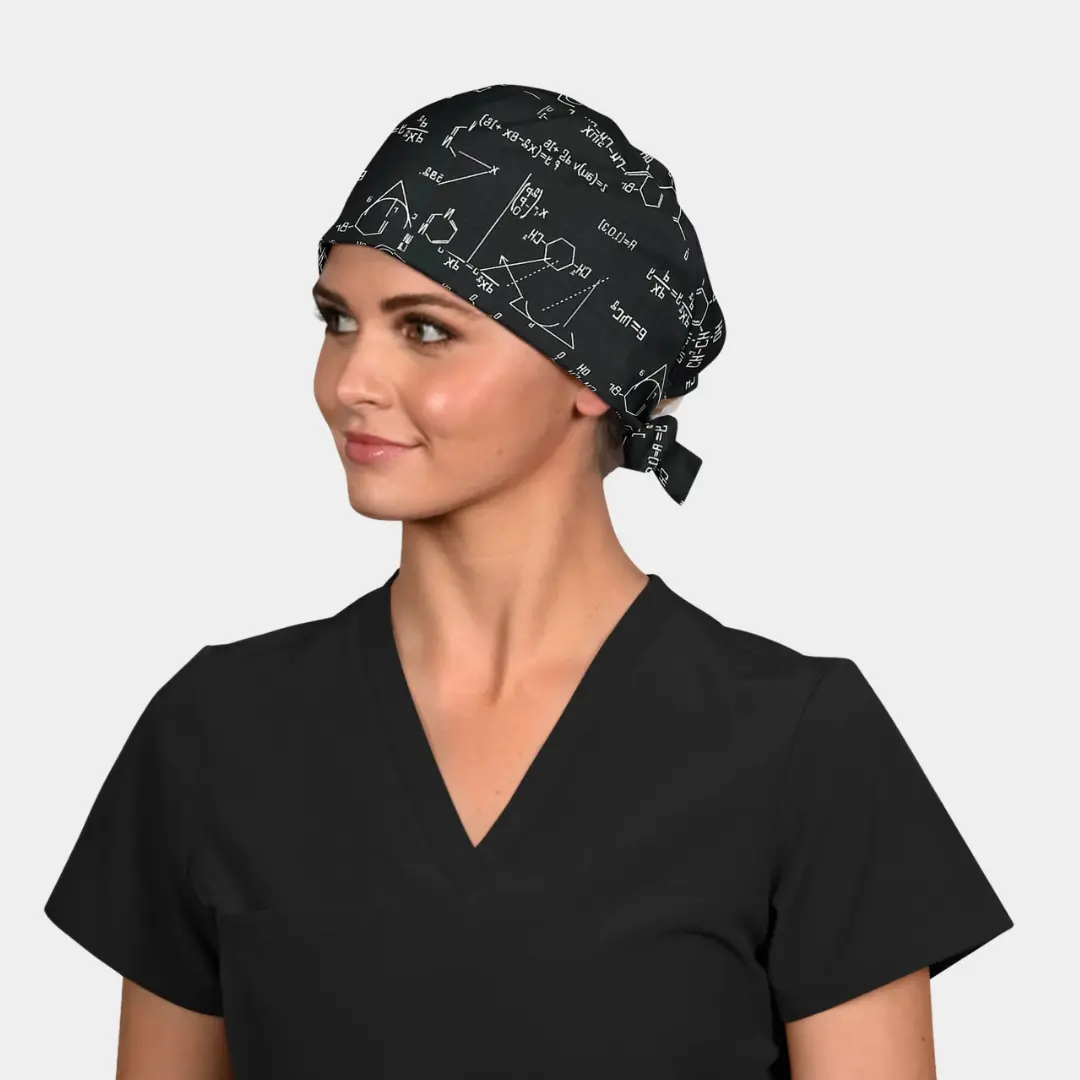 Chemistry Formula Pixie Women's Surgical Cap