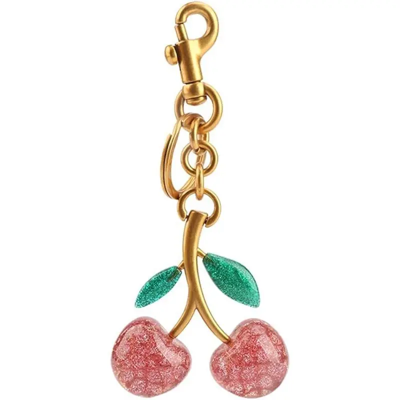 Pink Crystal Cherry (Gilt)