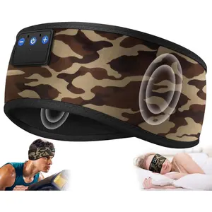Sleep Headphones  5.4 Headband,   Earphones  Resistant Earbuds Sleeping Headphone with Ultra-Thin  Stereo Speaker for Workout Running Cool Gadgets