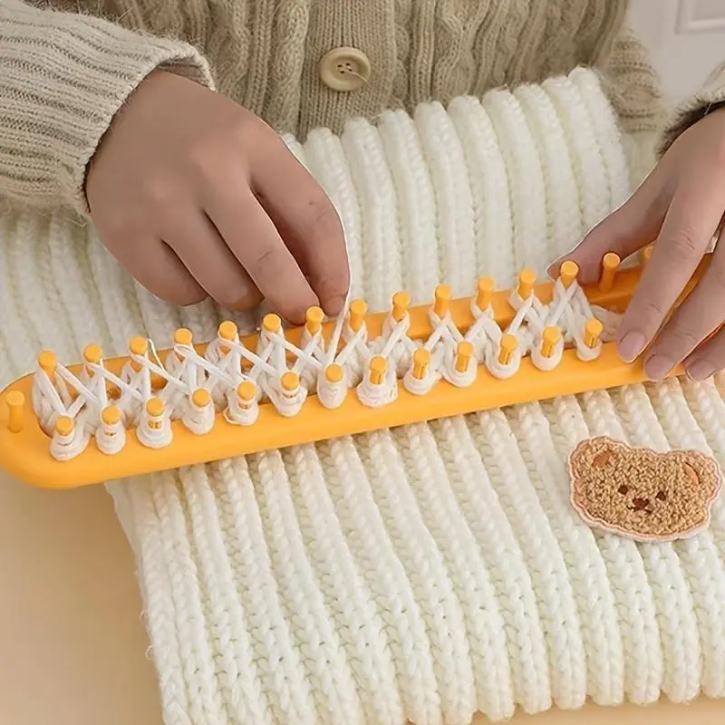 Knitting Tool Yarn Handmade DIY Knitting Machine Sweater Lazy Weaving Scarf Tie Tool