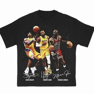 Youth & Adult KB Lebron JM Jordan Graphic Shirt, Unisex Pullover with Iconic Player Print, Youth Clothing, Adult Clothing