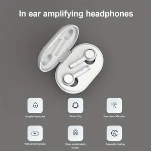 1 pair Hearing Aids for Adults – Rechargeable In-Ear Hearing Aids with Enhanced Sound Clarity