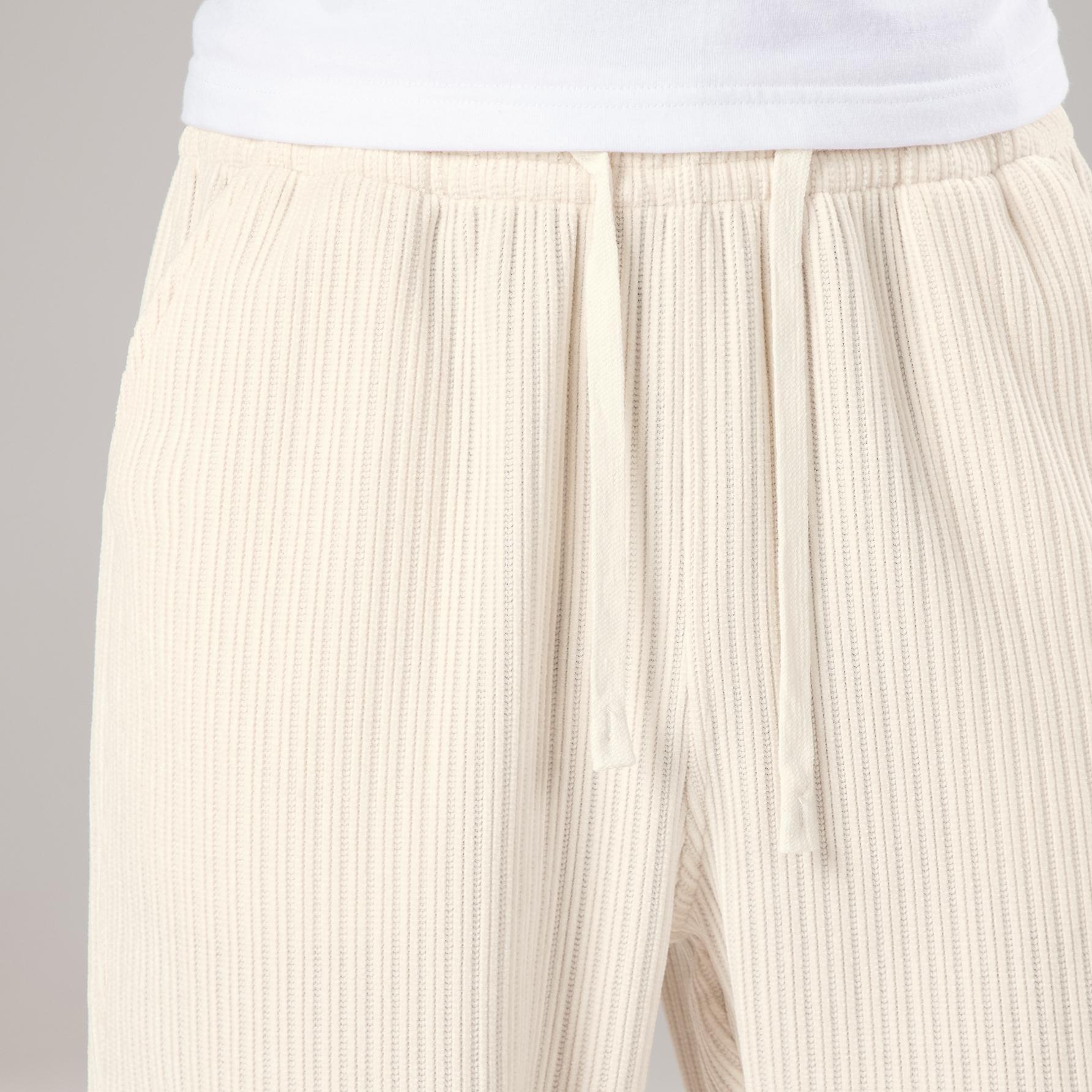 High-end corduroy long pants for men, new for autumn/winter; straight-leg sweatpants with a fluid drape and relaxed fit, wide-leg sports-casual trousers in solid colors with drawstring and pockets; breathable and comfortable, suitable for everyday activit