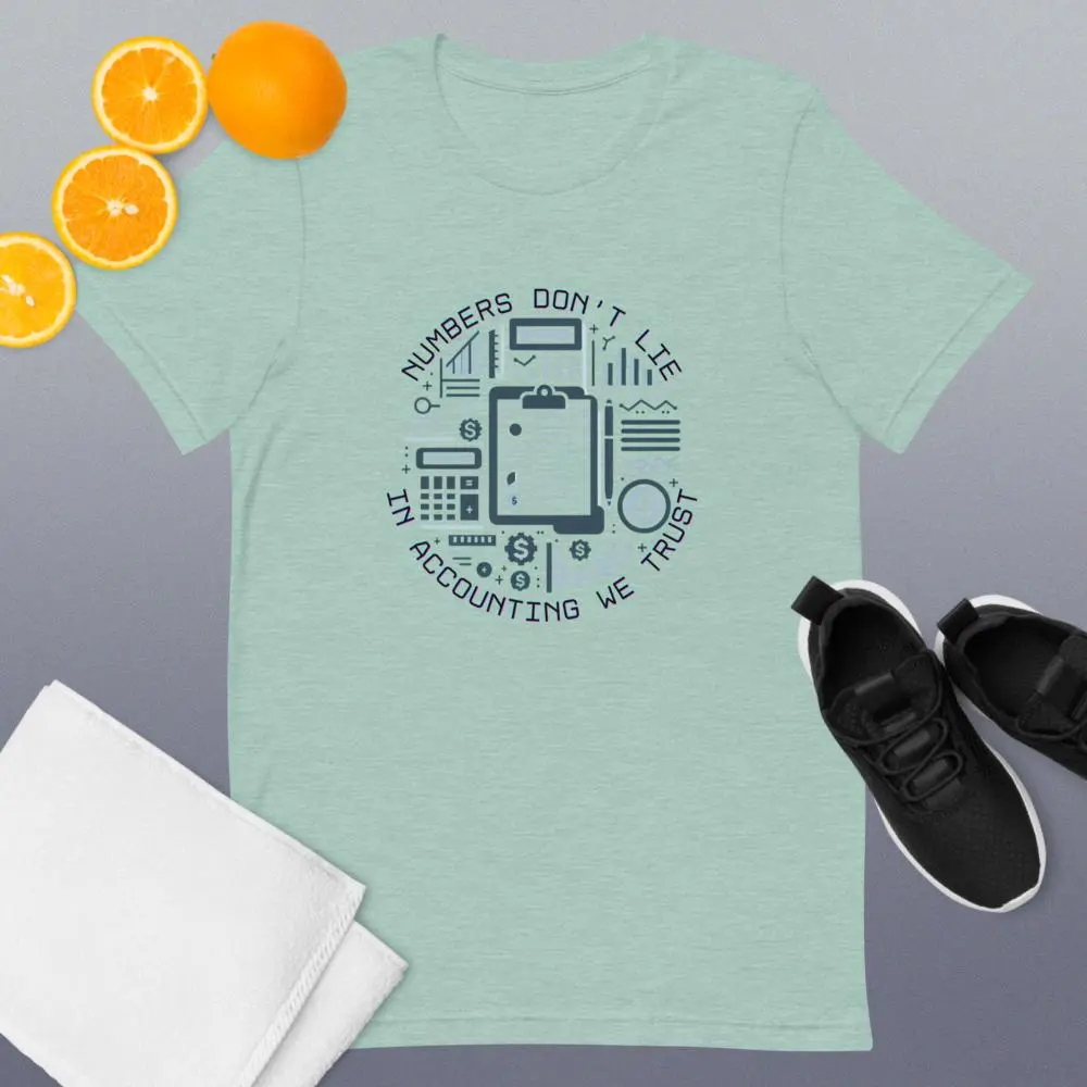 Accountant Shirt, Numbers Don't Lie, Accounting Shirt, Financial Acumen, Office Wear, Networking Apparel, Casual Fridays, Accounting Gift
