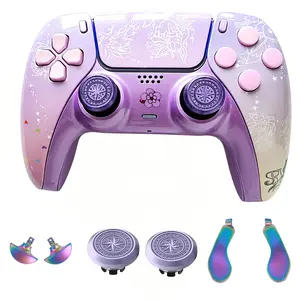 PS5 EdgeElite Controller Thumbstick Caps & Paddles | 8 Unique Patterns | Aluminum Alloy & Stainless Steel Wear-Resistant Ring | Premium Gift Box Packaging