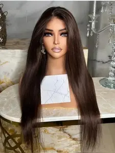Fashion Ultra Soft 26 Inch Lace Front Wig, 180% Density Deep Straight Hair, Pre-Beled Daily Use, All Seasons