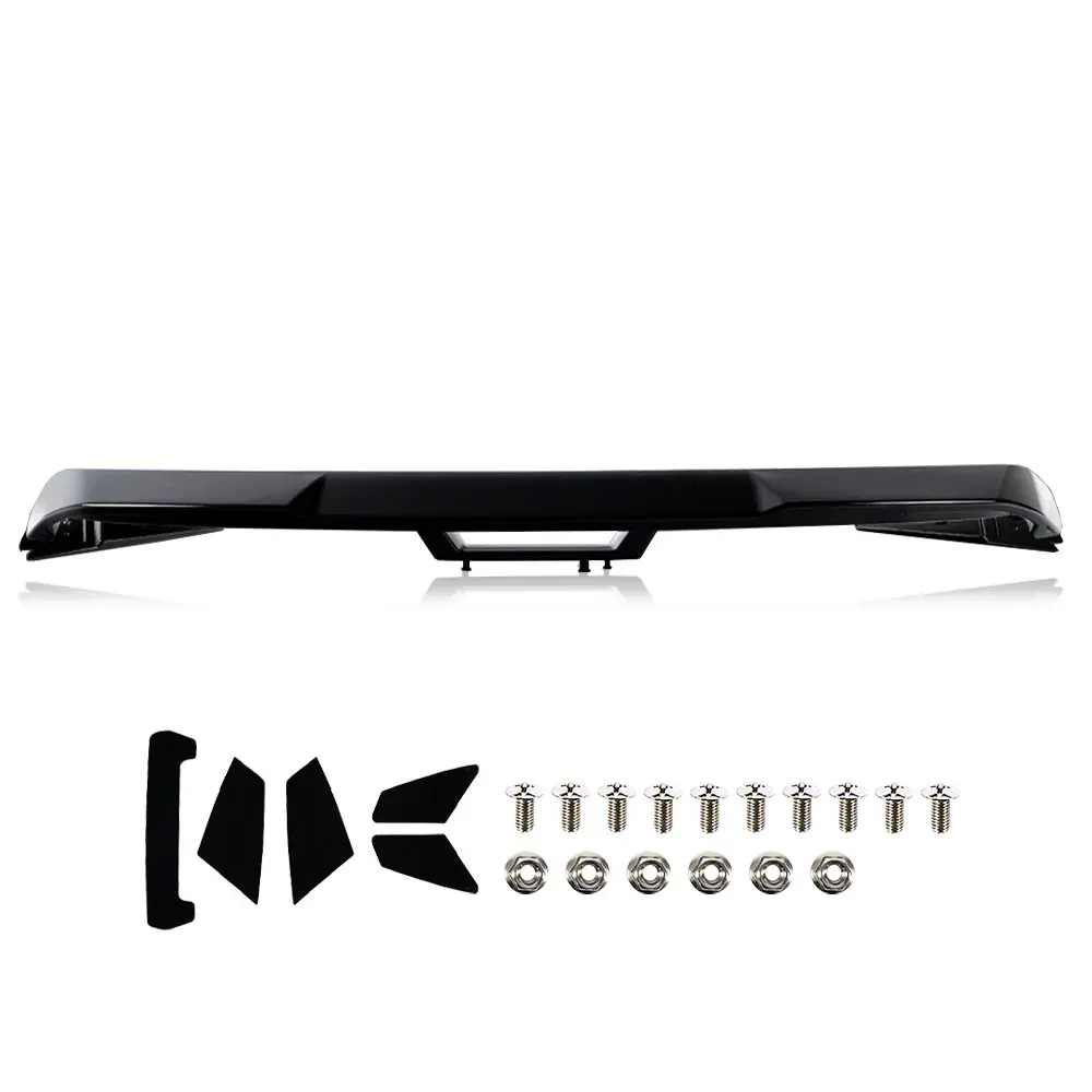 GT-Style 1-Piece Car Rear Spoiler, Gloss Black Painted Aerodynamic ABS Plastic Auto Accessory, Fit For Ford Mustang S550 15-22 Auto Body Replacement Part, Auto Accessories