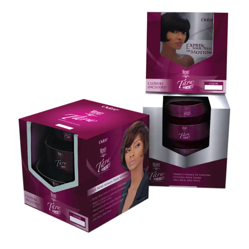 OUTRE Velvet Tara Unisex Remi Human Hair Weave - Straight Human Hair Extensions, Be Blow-Dried Friendly (2-4-6 Variation)