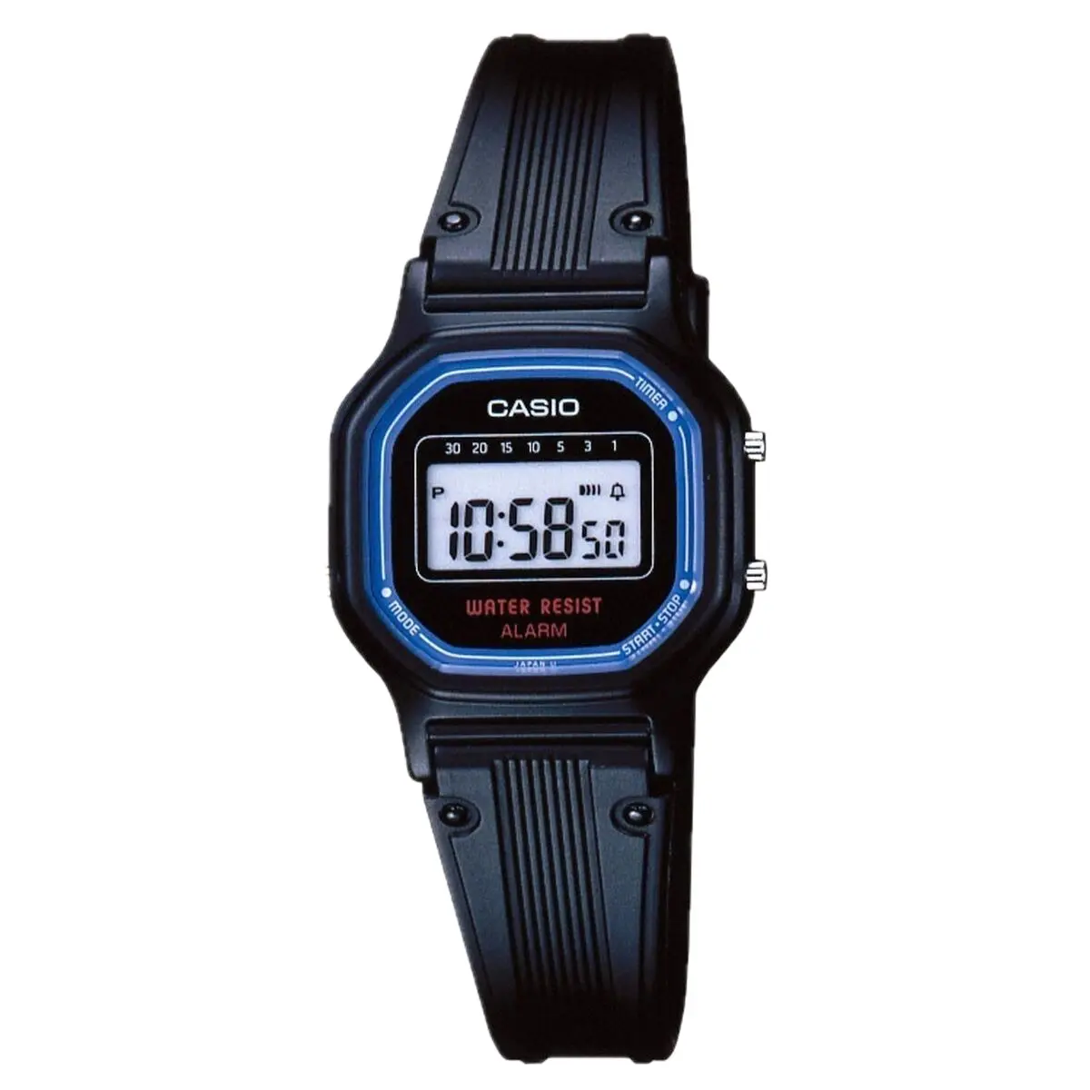 Casio Women's Classic Digital Watch with Black Case - LA-11WB-1