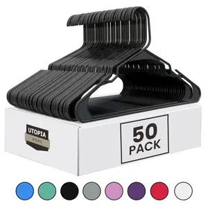 Versatile Space-Saving Hangers – Heavy-Duty Plastic Clothes Organizer for Efficient Home Storage & Hanging Solutions