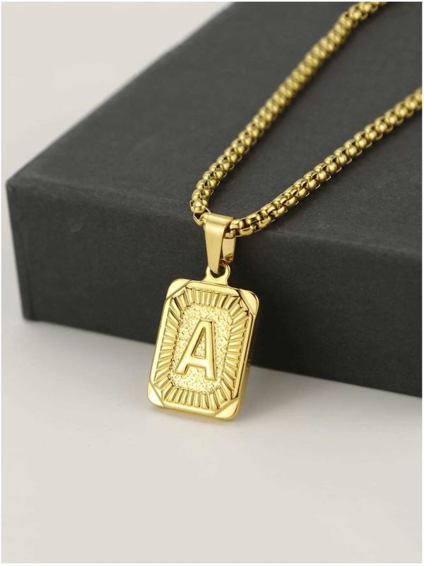 Trendsmax Initial A-Z Letter Pendant Necklace