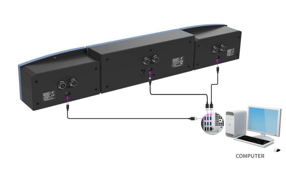 Cockpit Simulator 320 Series FCU-R, 1:1 Scale Flight Simulator Training-Inspired Control Panel, Metal Construction, USB Plug & Play, PC Compatible