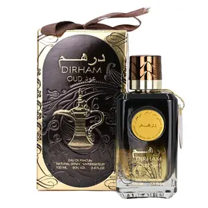 Ard Al Zaafaran Dirham Oud Unisex EDP Perfume Spray, 3.4 fl oz Floral Woody Fragrance Oud, Citrus-Rose Blend Soft Floral Scent, New in Box