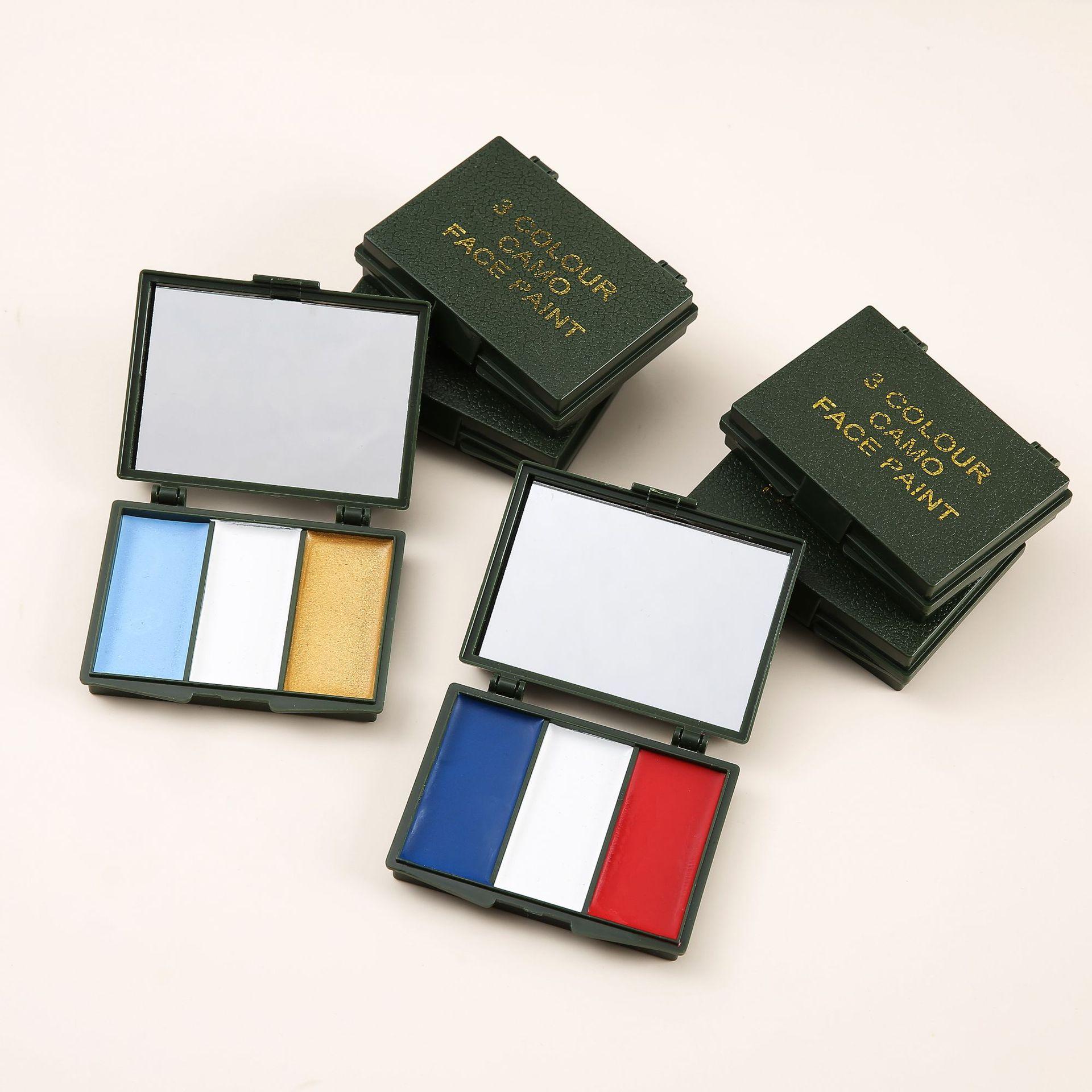 Soccer Fan Paint Kit – 9 Countries Available, High Color Accuracy, Portable Mirror Box, No Mixing Required