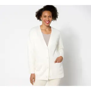 Barefoot Dreams CozyChic Lite Ribbed Pocket Cardigan