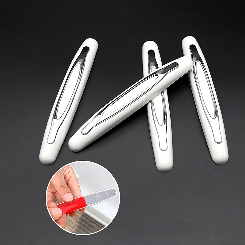 4PCS Car Rubber Bumper Stickers - Scratch Protector, Door Edge Protection for Car Decoration