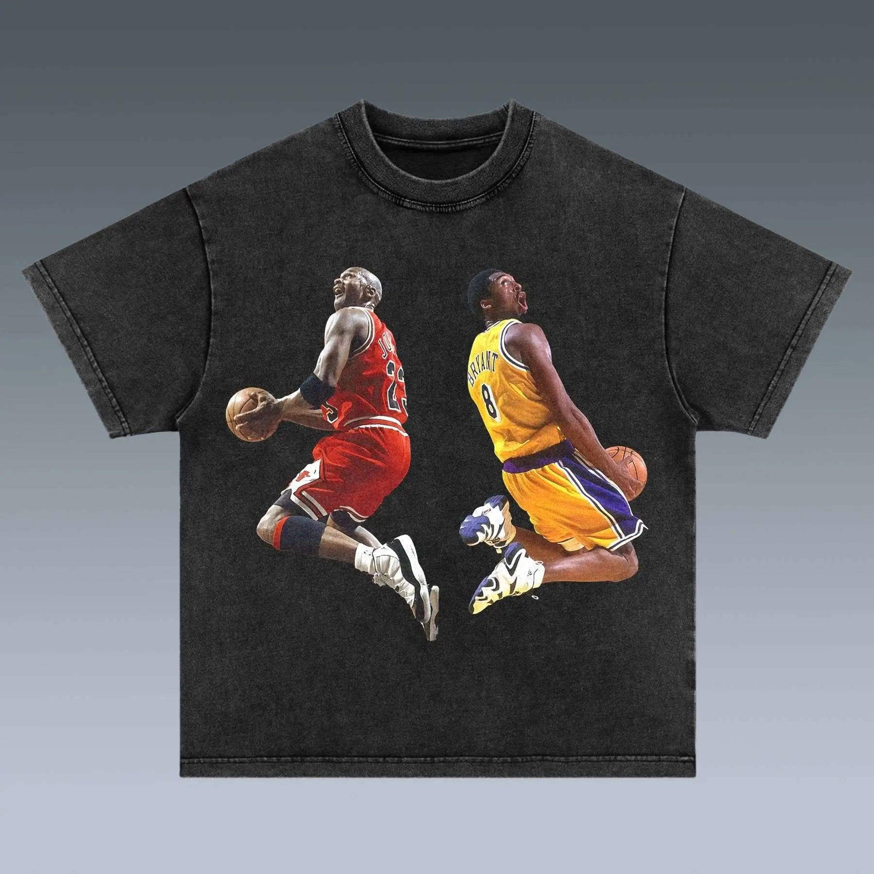 Kobe & Michael Jordan Basketball Shirt, Unisex T-Shirt, Cozy Hoodie, Crewneck Sweatshirt, Vintage Sports Style Clothing