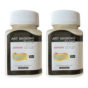 JOFOOK 150 ML Watercolor Masking Fluid For Ink,Watercolor,Gouache Painting,Illustration And Art Projects,Two Bottles