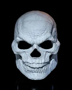 3DFabLabHTX presents - 3D printed Skull Mask with removable jaw! masks