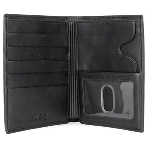 J.BUXTON Men's Emblem Credit Card Folio Wallet