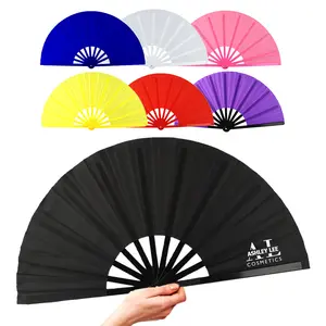 2 Pack Large Folding Clack Fan – Loud Snap Hand Fan for Line Dance, Rave, Festival, Performance, Cosplay, Costume & Cooling