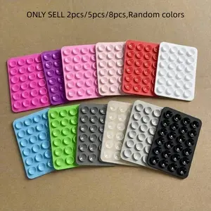 Multifunctional Silicone Suction Cup Phone Stand, Universal Holder for iPhone & Android, Easy Detachable Reusable Sticky Mount, Smartphone Suction Cup