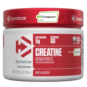 Creatine Monohydrate Powder with Creapure (German) 5g Per Serving - 60 Servings (300g) for Men & Women, Gluten-Free