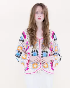 Diamond Crochet Long Sleeve Cropped Summer Sweater – Women’s Lightweight Knit Top