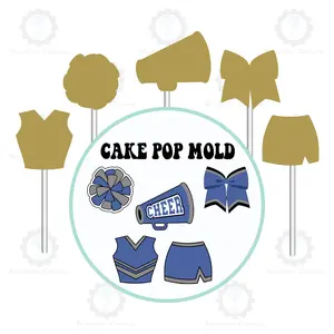 Cheer Cake Pop Molds | Deluxe Cutter, Popper