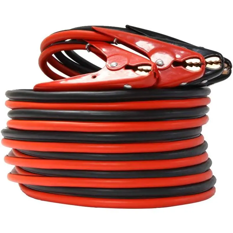 Heavy Duty Jumper Cables, Booster Cables 1 Gauge 800A 25 Ft Booster Jump Start Automotive Jumper Cables Kit for Car, SUV, and Trucks with Professional Clamps and Carrying Bag