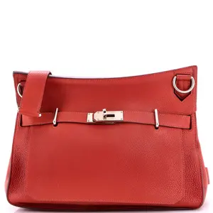 Pre-owned HERMÈS material Messenger Bags Hermes Jypsiere Bag Clemence 34 by Rebag
