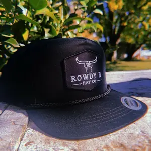 Simplicity Roped Black/White Hat | RWDY