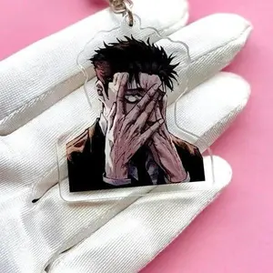 Anime Lawyer character Tired Daddy Attorneyyy keychains