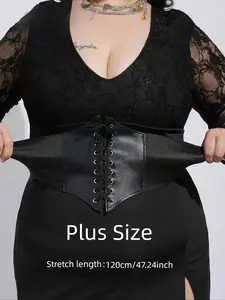 Elegant Plus Size Belts for Women, Vintage Court Style Elastic Corset Belt, Perfect for Dresses, Gowns, Coats, Parties