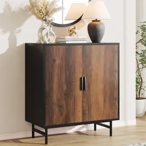 Sideboard Buffet Cabinet with Storage, Kitchen Storage Cabinet with Adjustable Shelf, 2-Door Console Table Accent Cabinet for Living Dining Room, Entryway, Hallway, Credenza, Coffee Liquor Bar