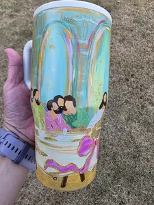 Last Supper **VIRAL** 20 oz No Spill Lid Double Wall Insulated Stainless Steel Tumbler