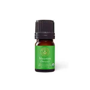 Organic Sweet Marjoram Essential Oil for Aromatherapy Wellness Therapeutic Solution