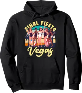 Hen Party FINAL FIESTA VEGAS Outfit Las Vegas Pullover Hoodie - Alexsandr Shop 52B0DHQZ7MPM