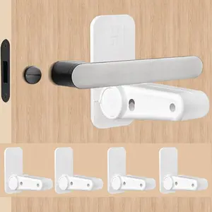 Door Lever Lock, No Drilling Required Door Lever Lock, Safety Lock, Door Handle Lock, Home Accessories, Home Supplies