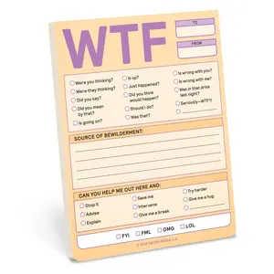 WTF Nifty Note Pad (Pastel Version) WTF Nifty Note Pad (Pastel Version)