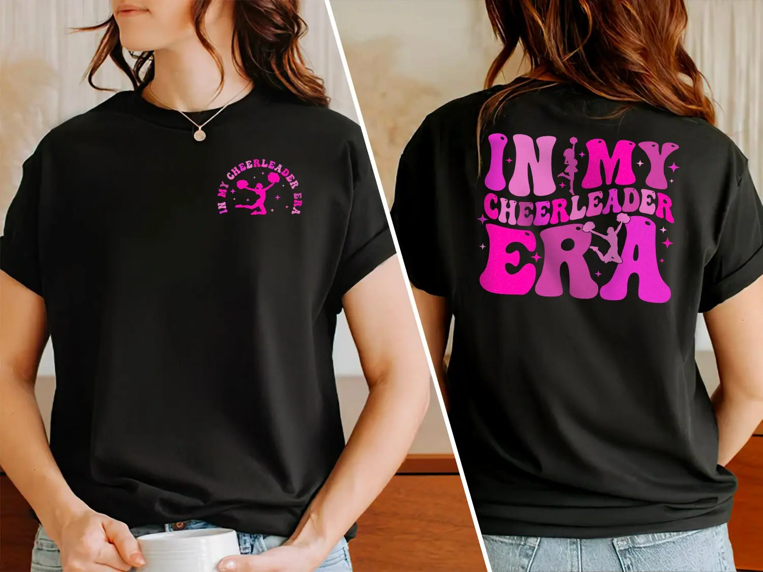 In My Cheerleader Era Shirt In My Cheer Era Shirt Cheerleader Sweatshirt Cheerleader Gifts Cheerleader Shirt Cheerleader Hoodie Shirt, T-shirt, Sweatshirt, Hoodie, Free Shipping