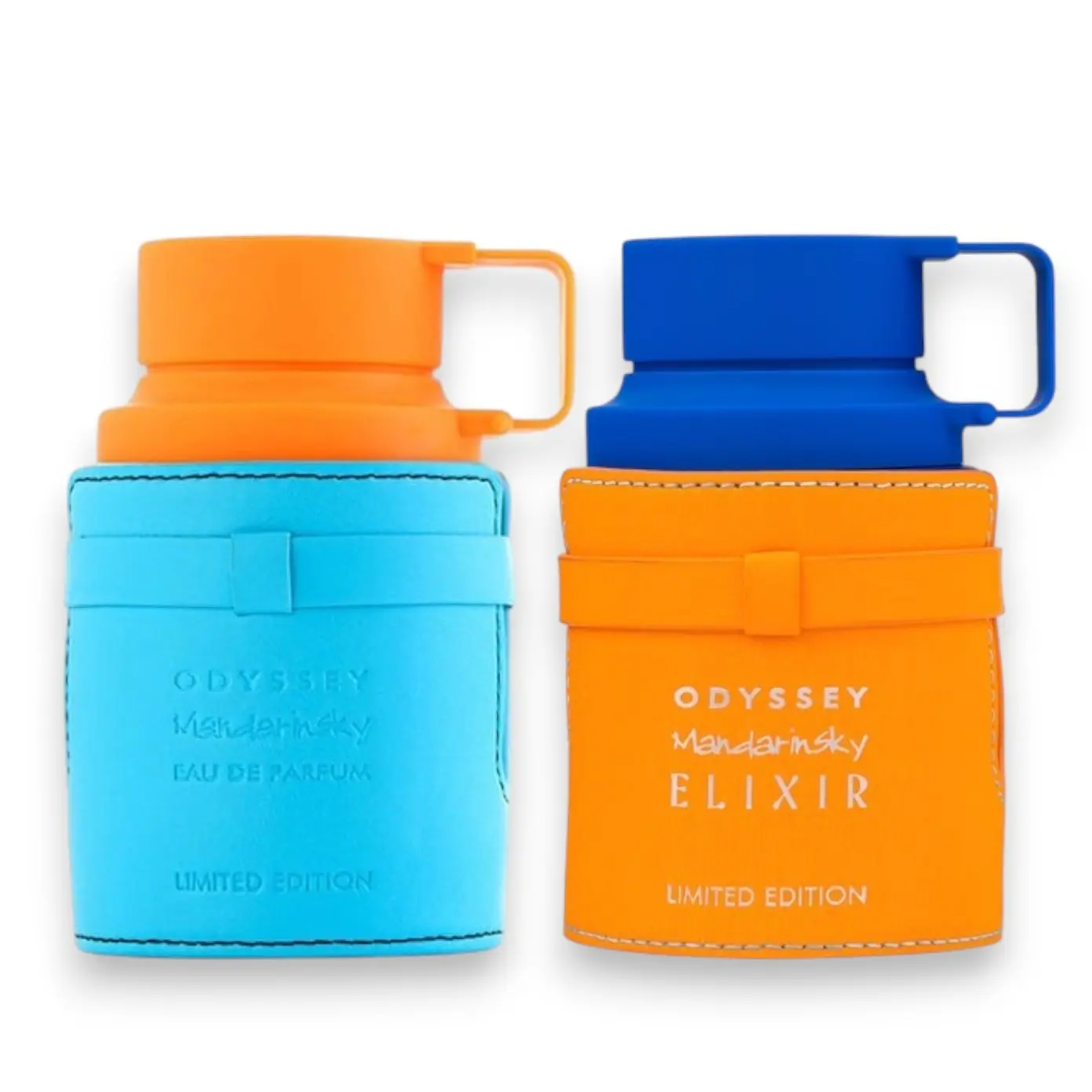 Armaf Odyssey Mandarin Sky + Mandarin Sky Elixir Bundle Pack, Unisex EDP Perfume Spray, 100ml-3.4oz, Citrus-Caramel Fragrance Scent Blend with Fruity Sweet Scent & Vanilla Notes