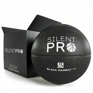 Silent Basketball Black Mamba Size 7 29.5" Quiet Indoor Dribbling Practice