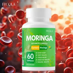 Frcola Moringa Capsules (1000mg) for Immune Support,Gut Health & Vitamins Natural Supplement Healthcare Fitness Dietary Edible Bathroom
