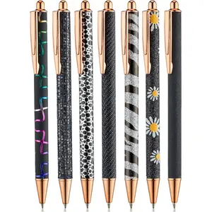 - Fancy s for Women, 7 Black Ink Ballpoint s with 10 Refills, 1.0mm, Starry Night, Glitter Cute s for Journaling, Sparkly Fancy
