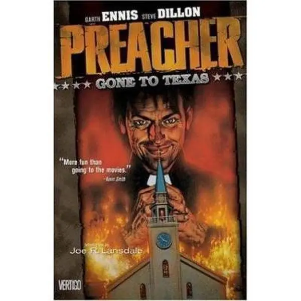 USED Book - Preacher VOL 01: Gone to Texas by Garth Ennis (Paperback) - english