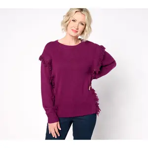 Belle Boho by Kim Gravel Fringe Benefits Sweater